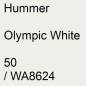 Preview: Hummer, Olympic White, 50 / WA8624.